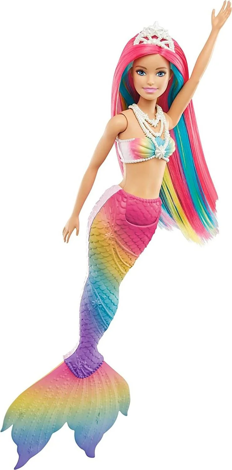 Papusa Barbie Sirena Joc de culori