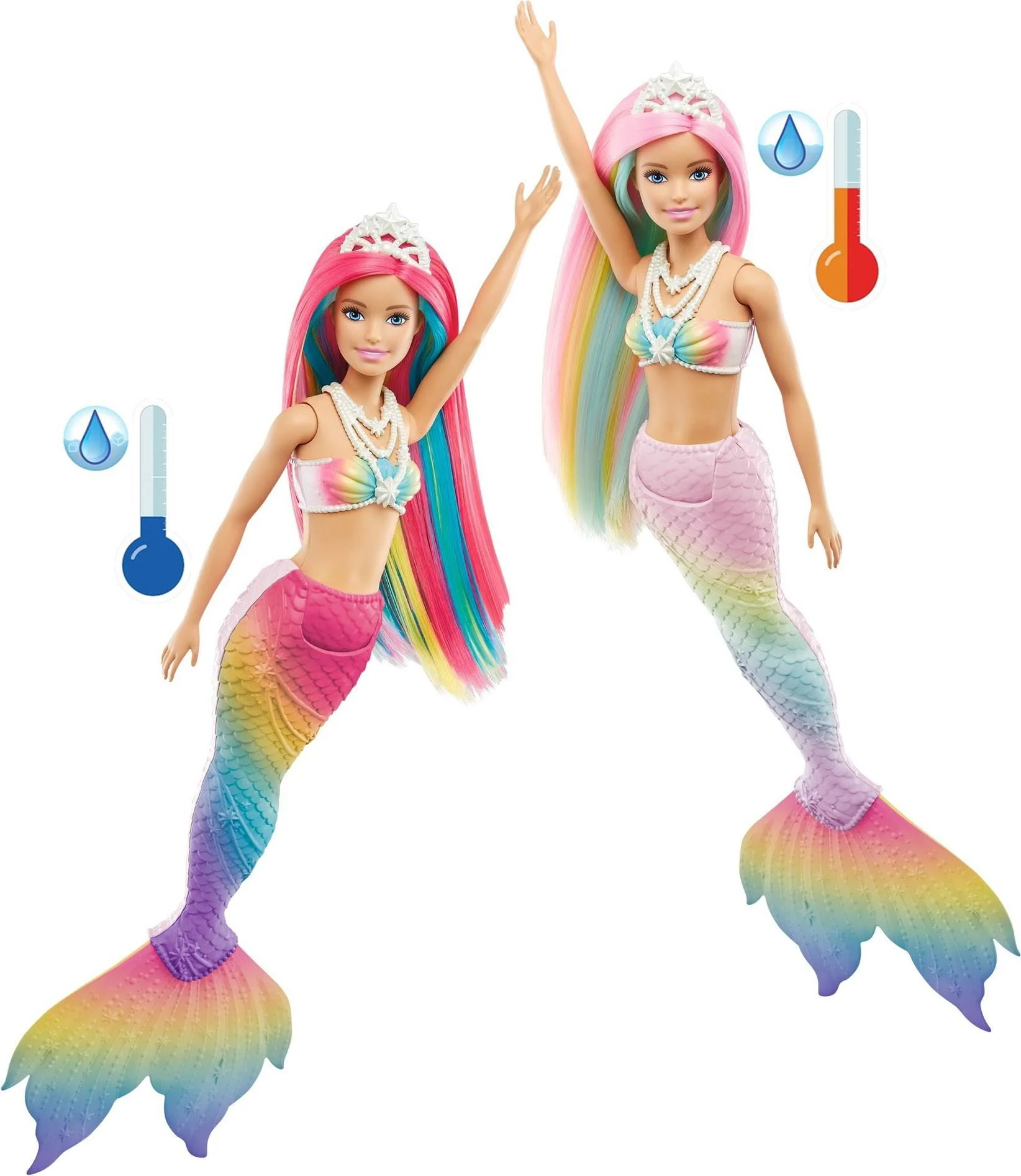 Papusa Barbie Sirena Joc de culori
