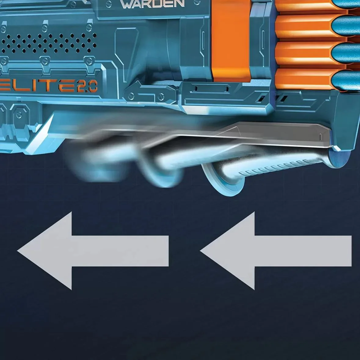 Игрушечный пистолет NERF Elite 2.0 Варден DB 8 foto