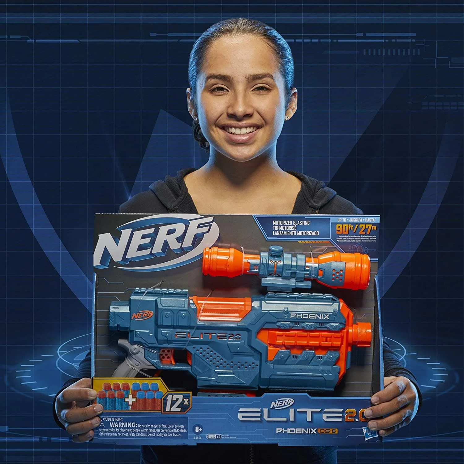 Arma de jucarie NERF Elite 2.0 Phoenix CS 6