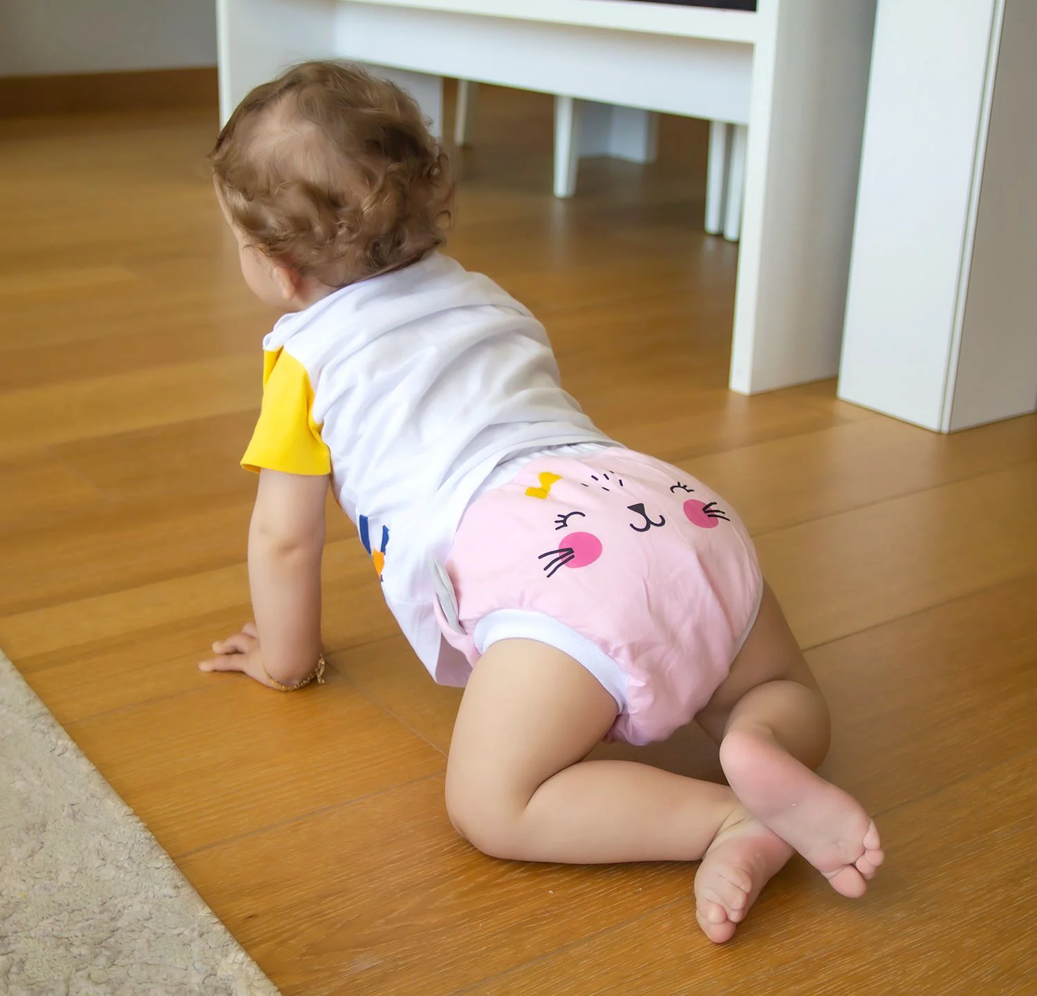 Тренировочные трусики BabyJem Pink, размер 2 (12-14 кг)