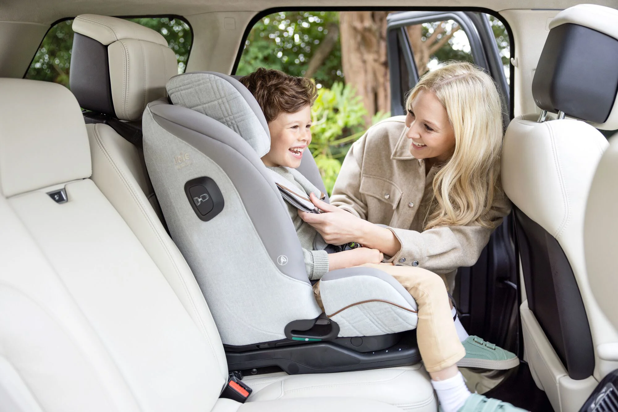 Scaun auto cu Isofix i-Size Joie i-Plenti Signature Oyster, 76-150 cm foto