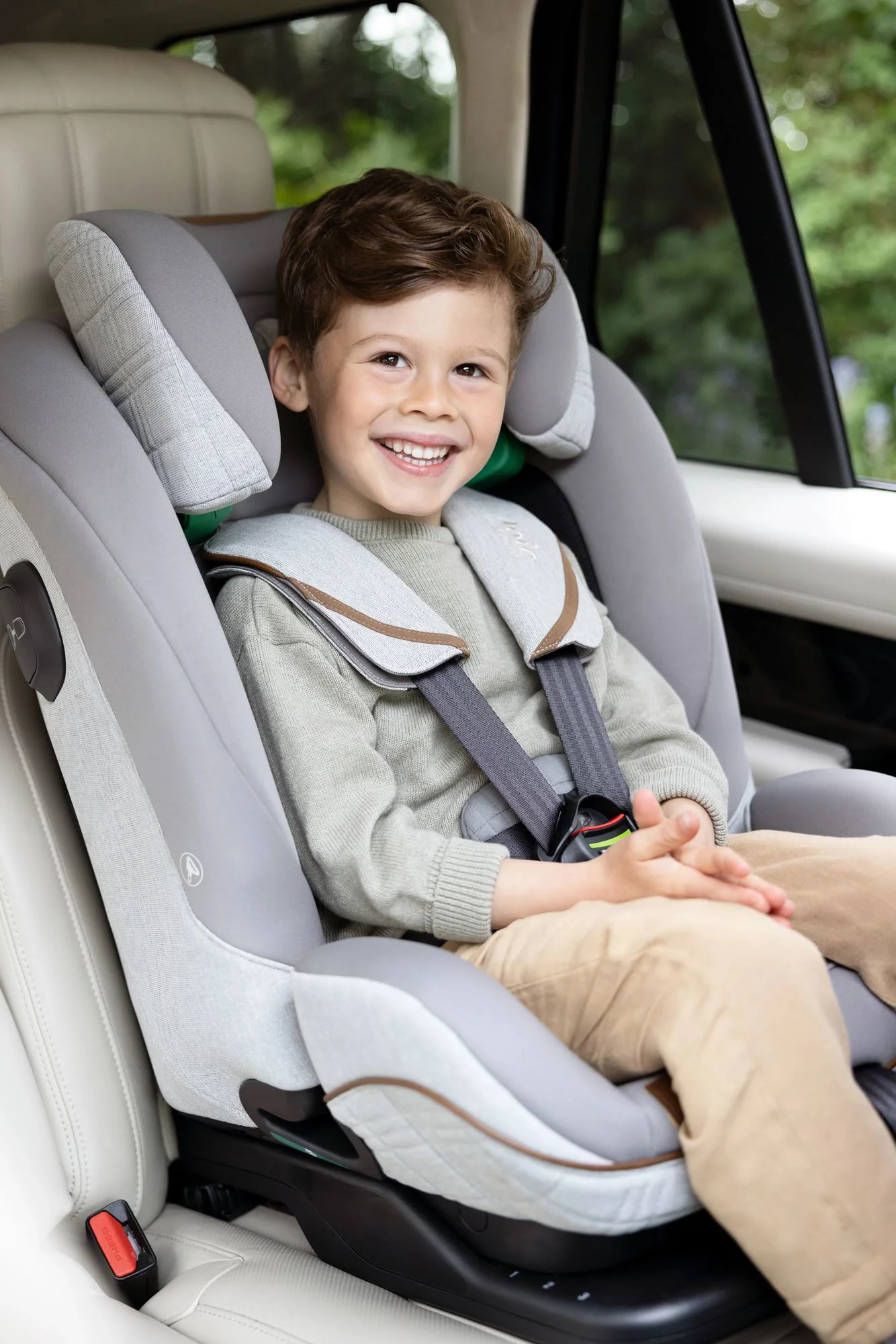 Scaun auto cu Isofix i-Size Joie i-Plenti Signature Oyster, 76-150 cm foto