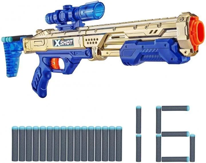 Blaster X-Shot Excel Hawk Eye Golden (16 cartuse)