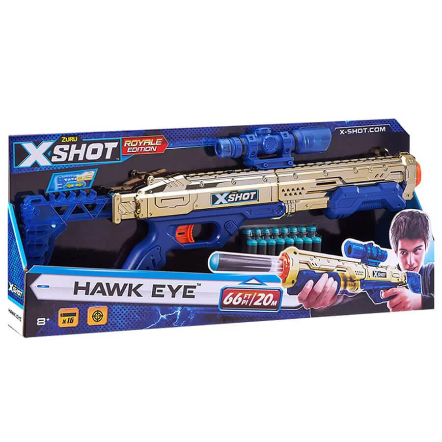 Blaster X-Shot Excel Hawk Eye Golden (16 cartuse)