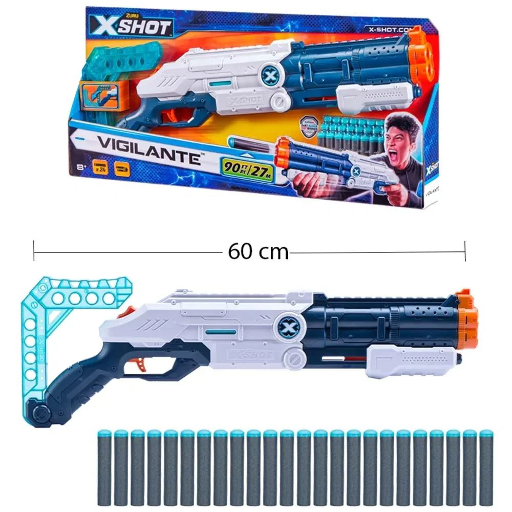 Скорострельный бластер X-Shot Vigilante 24 патрона