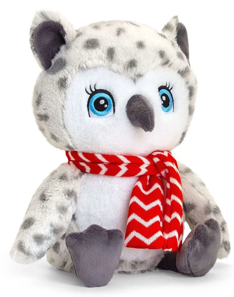 Плюшевая игрушка Животные с шарфами Keel Toys Adoptable World Christmas, 25 см