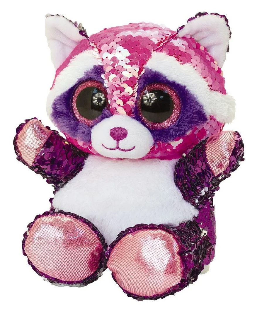 Jucarie de plus Glitter Motsu Animalute, 30 cm foto