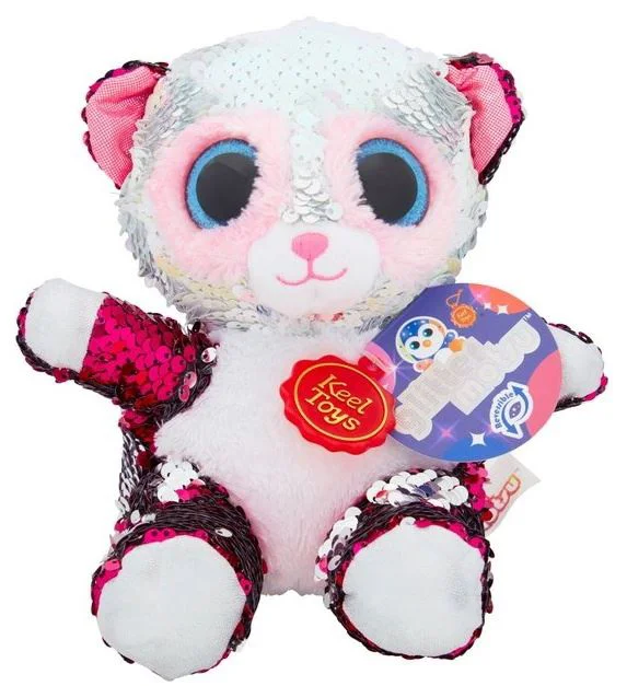 Jucarie de plus Glitter Motsu Animalute, 30 cm foto
