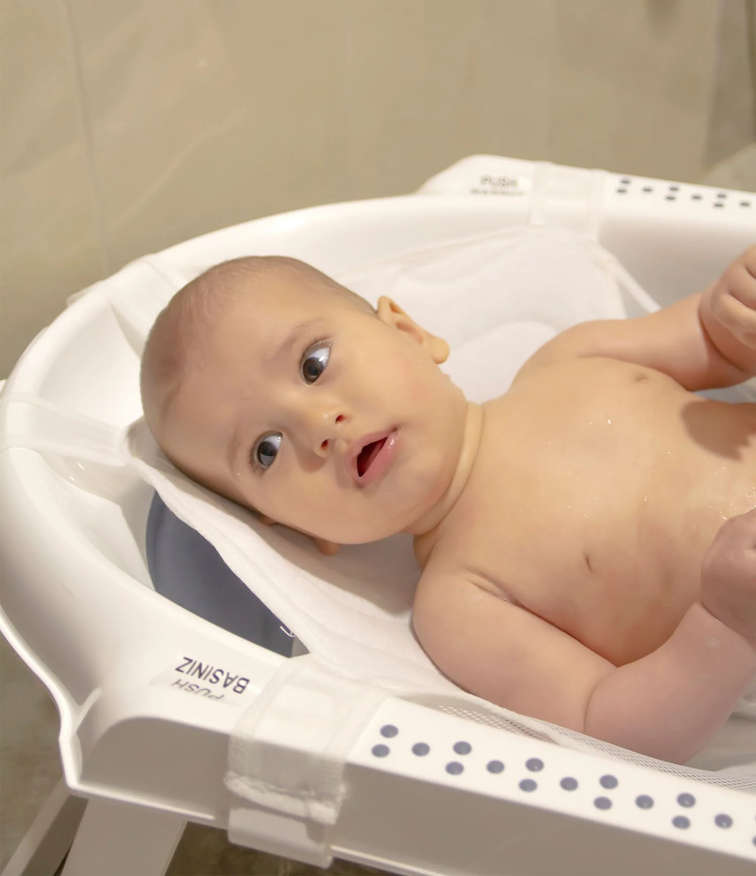 Набор для ванной BabyJem Blue со складной ванной, 5 предметов