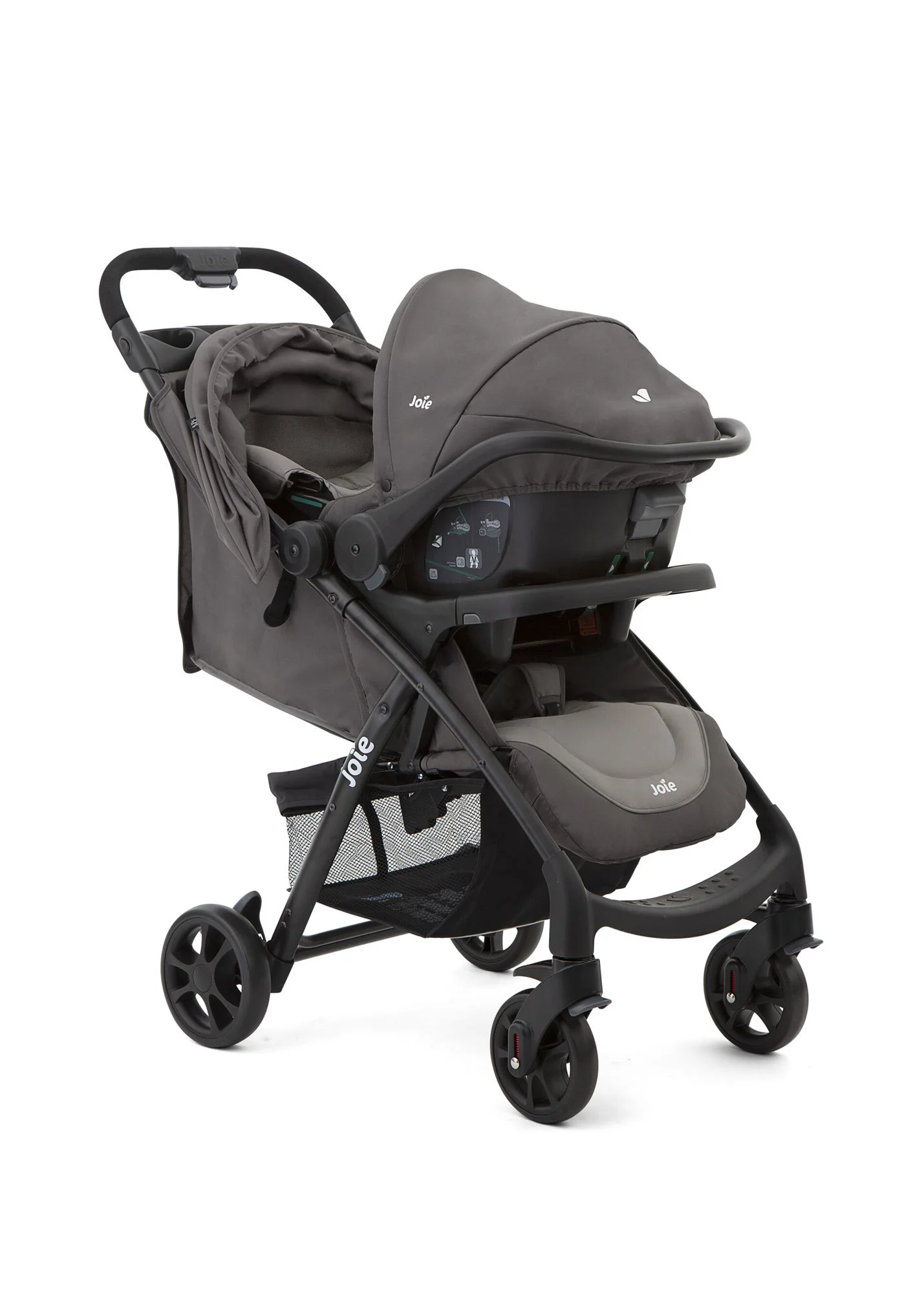 Scoica auto i-Size Joie i-Juva Cobblestone, nastere-75 cm foto