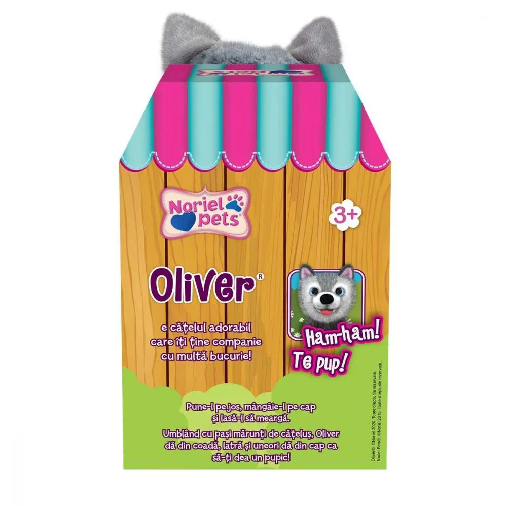 Jucarie de plus interactiva Noriel Pets - Catelusul Oliver foto