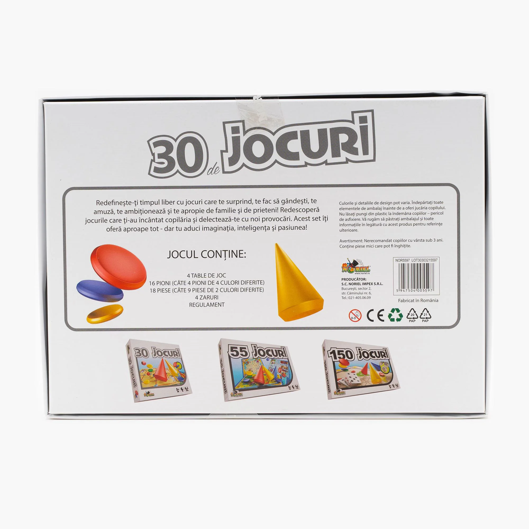 Настольная игра Noriel "30 игр в одной" (рум.)