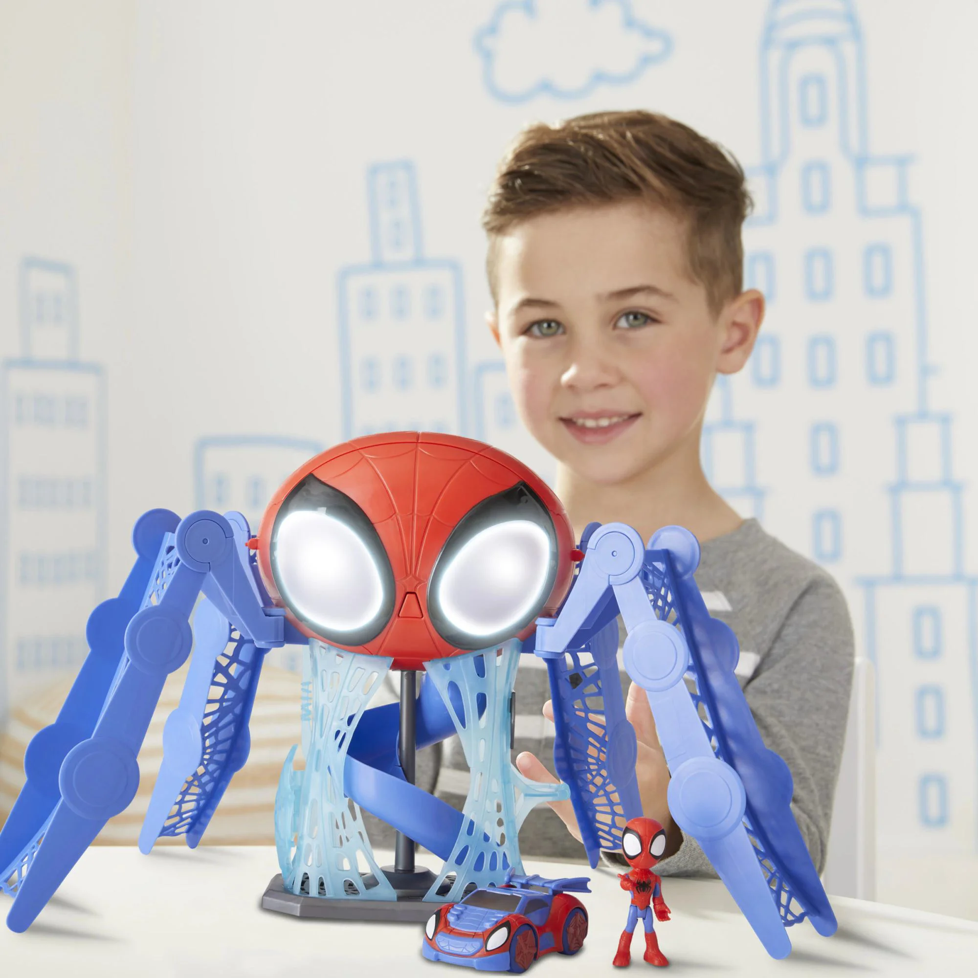 Set de joaca Hasbro Spidey Webquarters