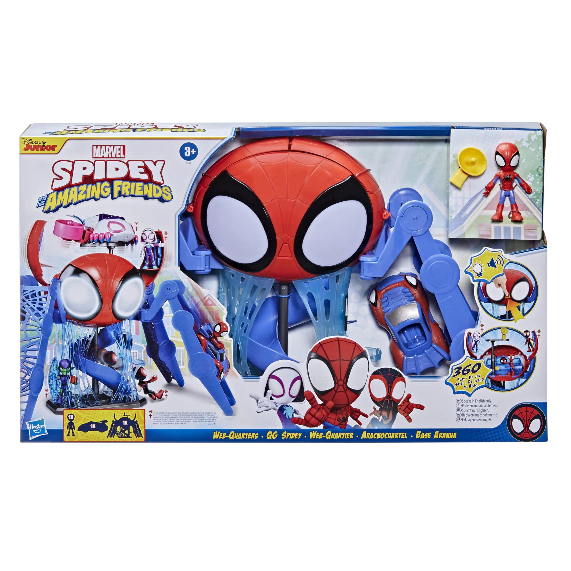 Set de joaca Hasbro Spidey Webquarters