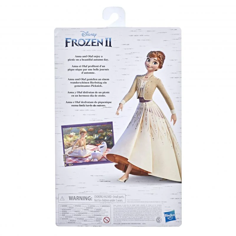 Set de joaca Hasbro Regatul de gheata II, Picnic de toamna cu Anna si Olaf