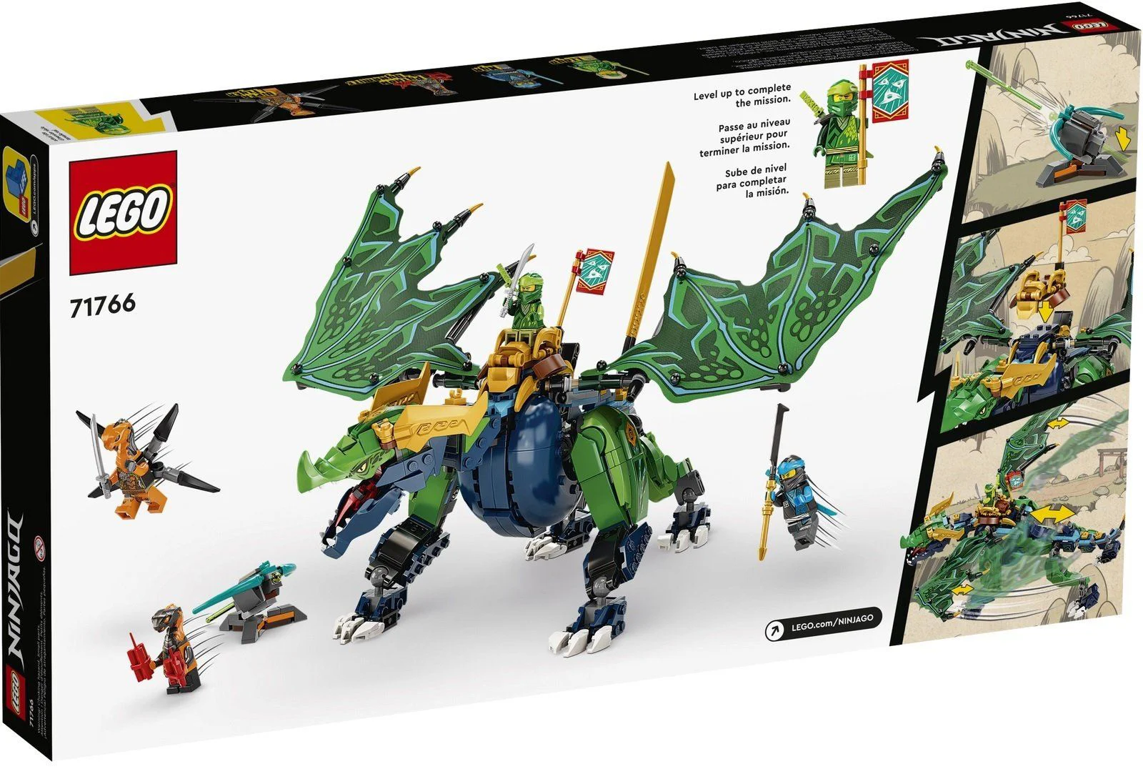 Set de constructie Lego Dragonul legendar al lui Lloyd foto