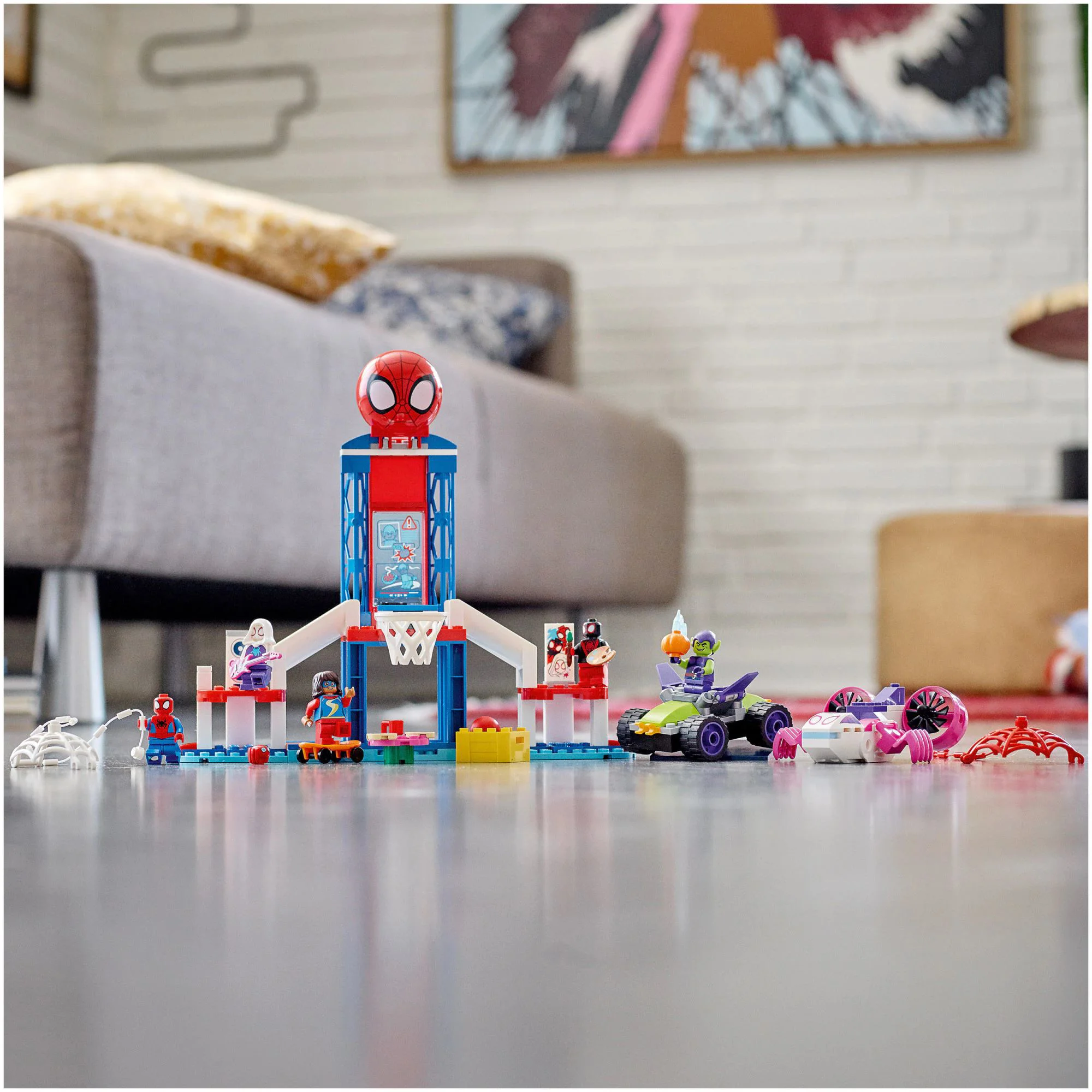 Set de constructie Lego Adapostul Omului paianjen foto