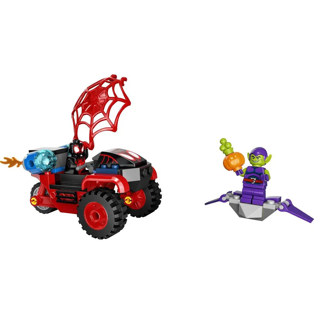 Set de constructie Lego Triciclul Techno al Omului paianjen, 59 piese foto