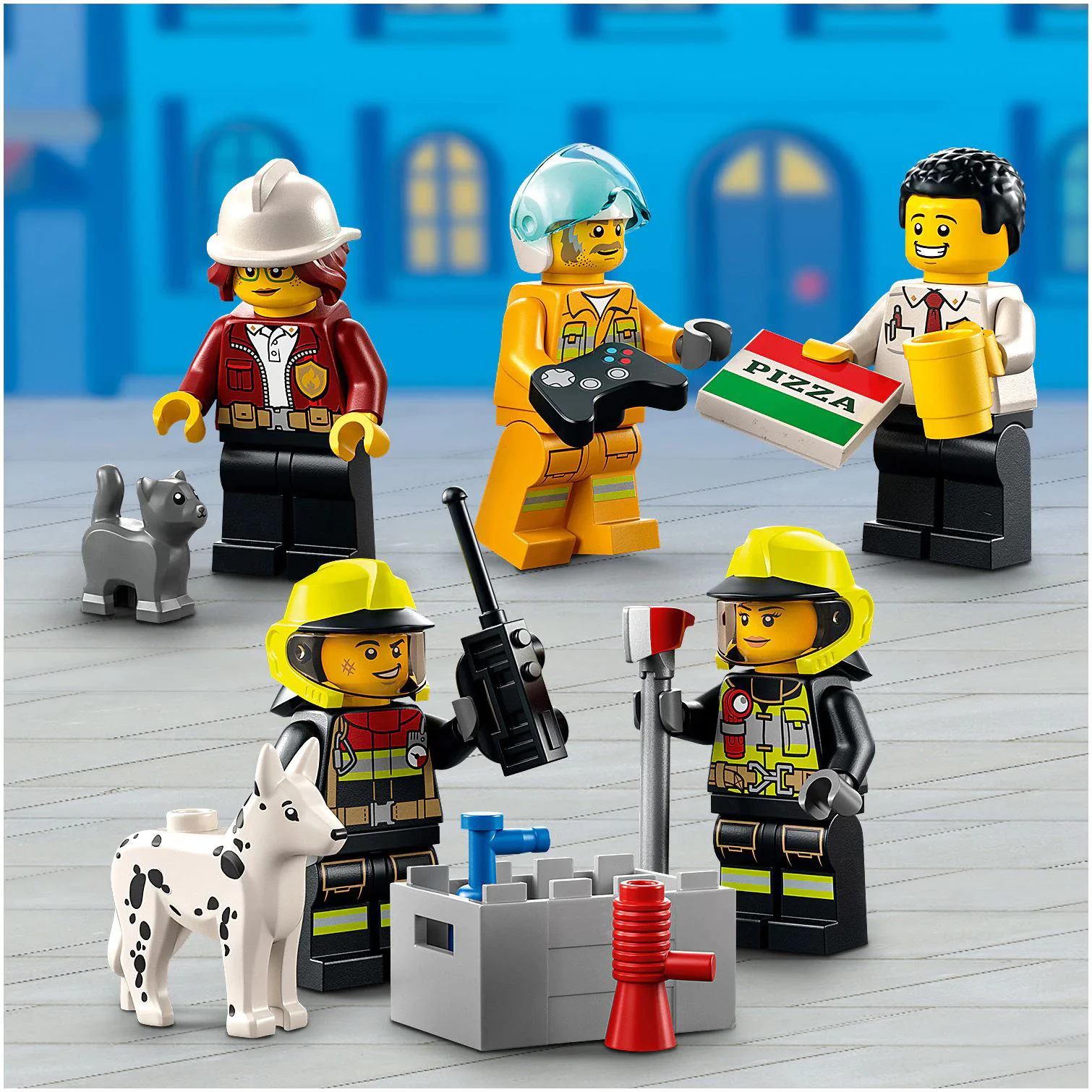 Set de constructie Lego City Statia De Pompieri foto