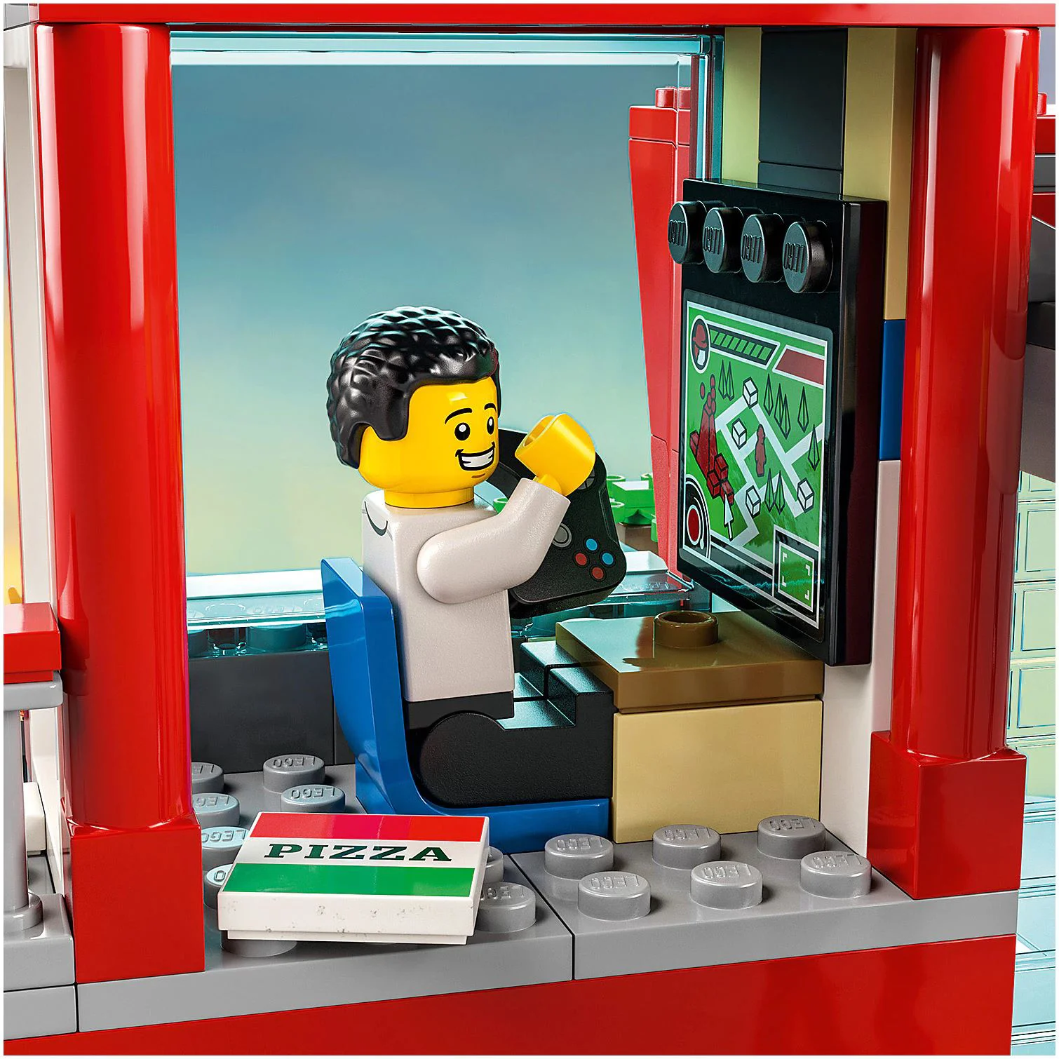 Set de constructie Lego City Statia De Pompieri foto