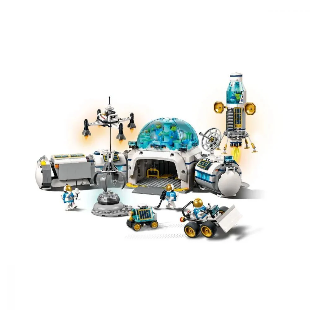 Set de constructie Lego City Baza de cercetare selenara foto