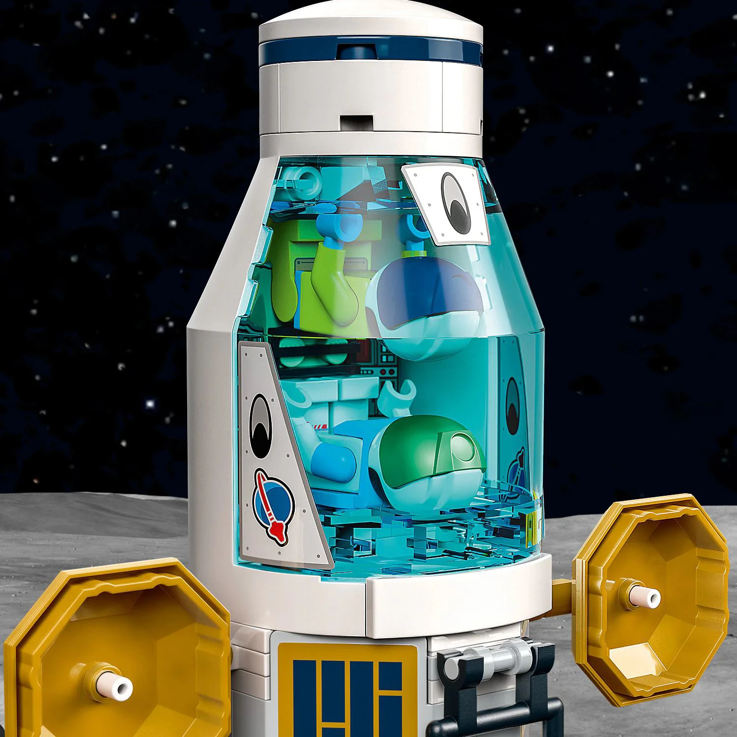Set de constructie Lego City Baza de cercetare selenara foto