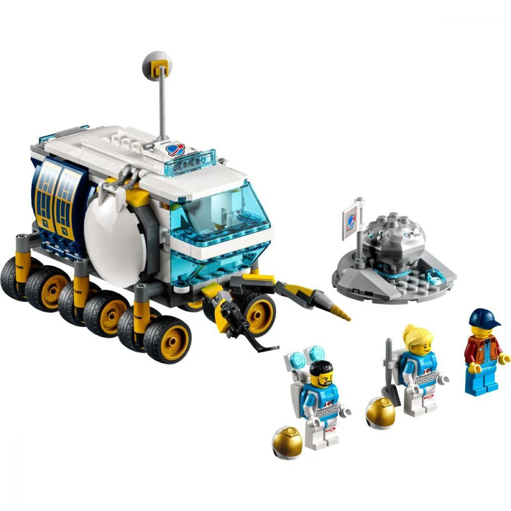 Set de constructie Lego City Vehicul de recunoastere selenara foto