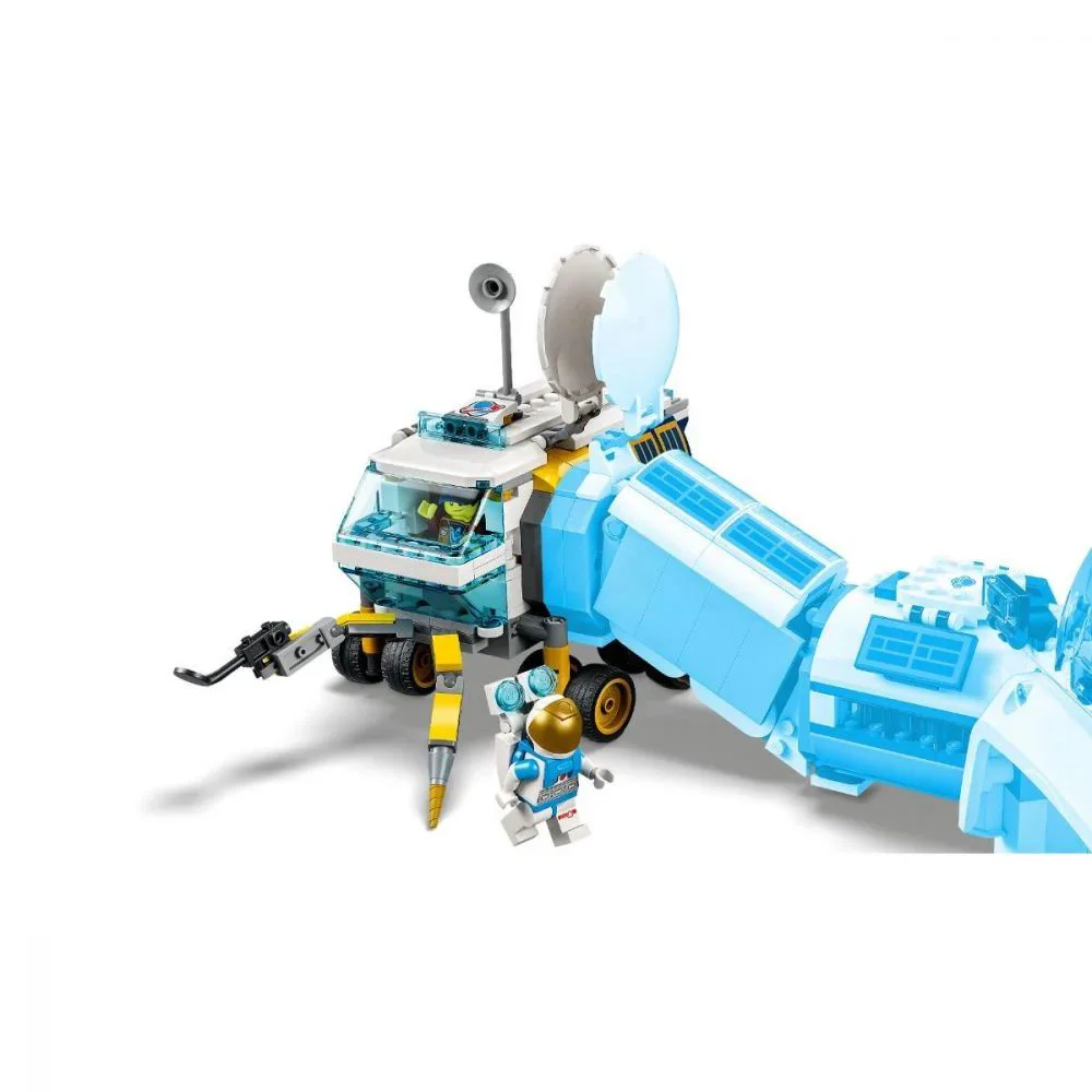 Set de constructie Lego City Vehicul de recunoastere selenara foto