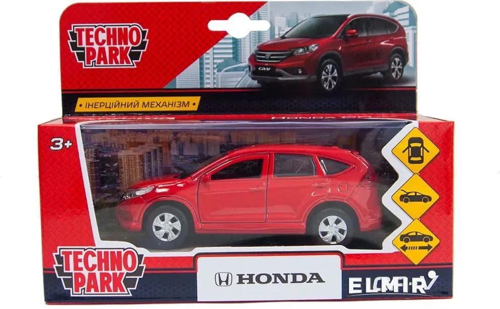 Инерционная машинка Technopark  Honda CR-V  (1:32 orange) foto