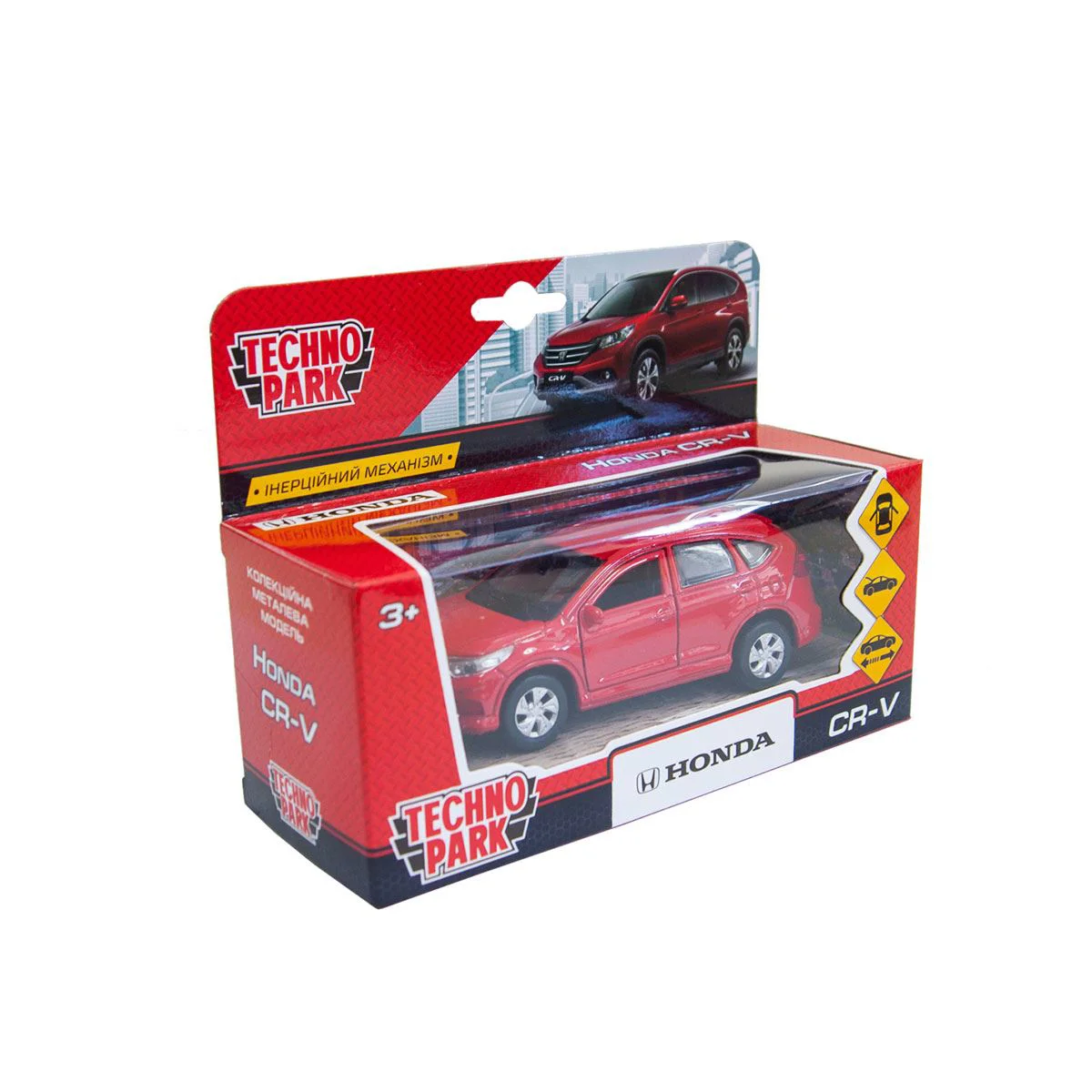 Инерционная машинка Technopark  Honda CR-V  (1:32 orange) foto