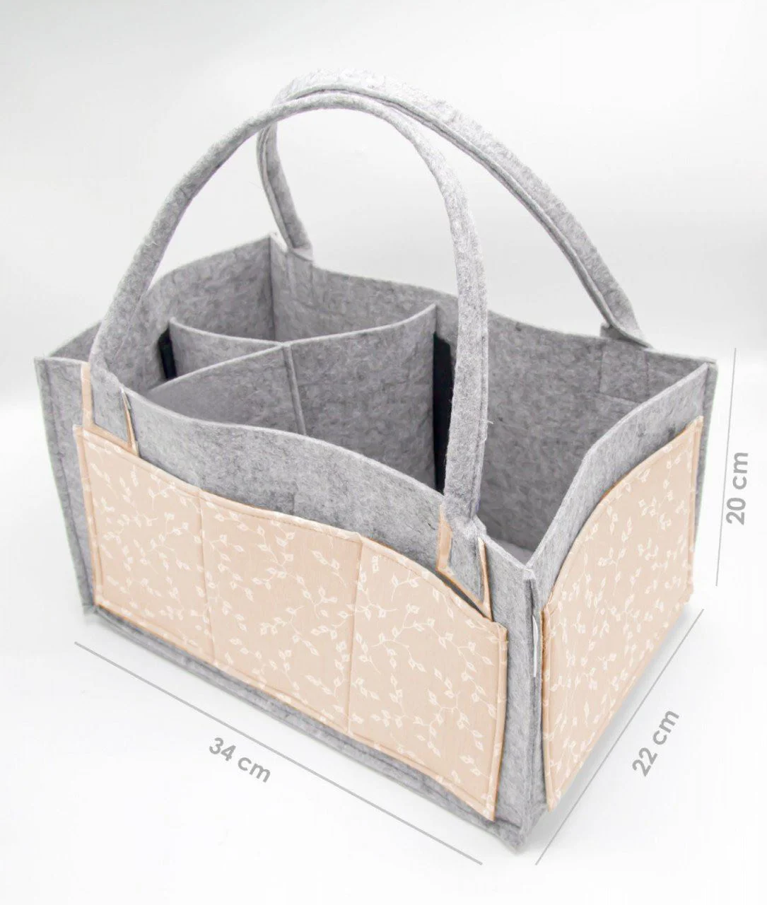 Geanta organizator scutece si accesorii BabyJem Roz