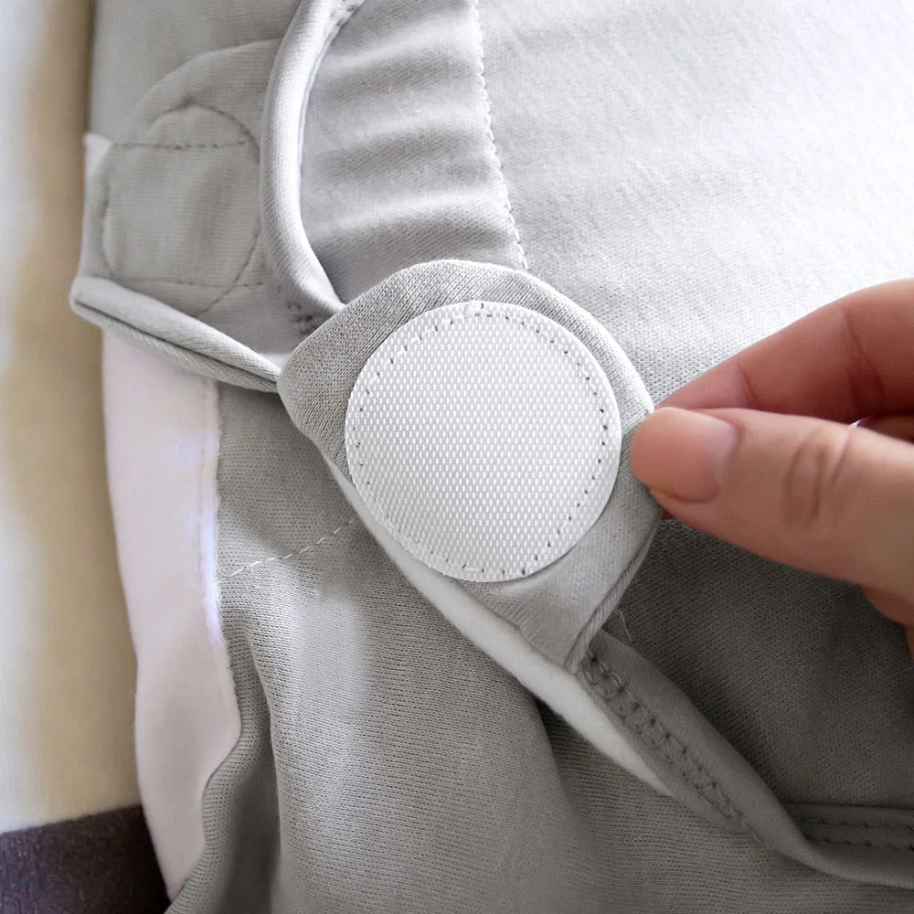 Хлопковая пеленальная система BabyJem Swaddle Grey, 0-3 мес.