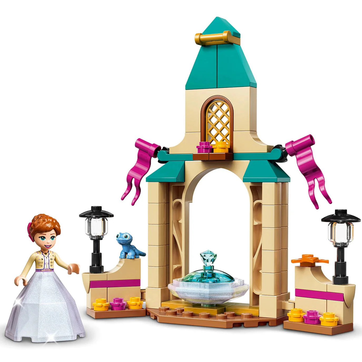 Set de constructie Lego Disney Curtea Castelului Annei foto