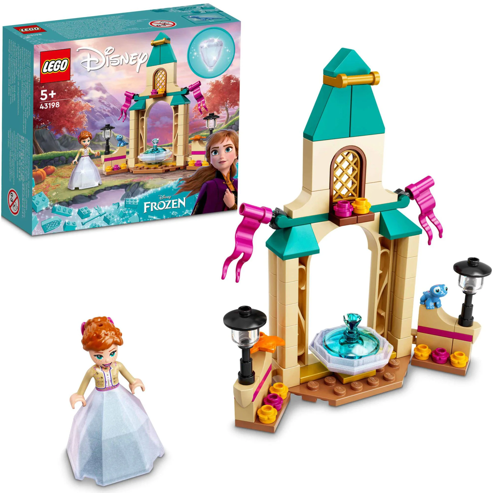 Set de constructie Lego Disney Curtea Castelului Annei foto