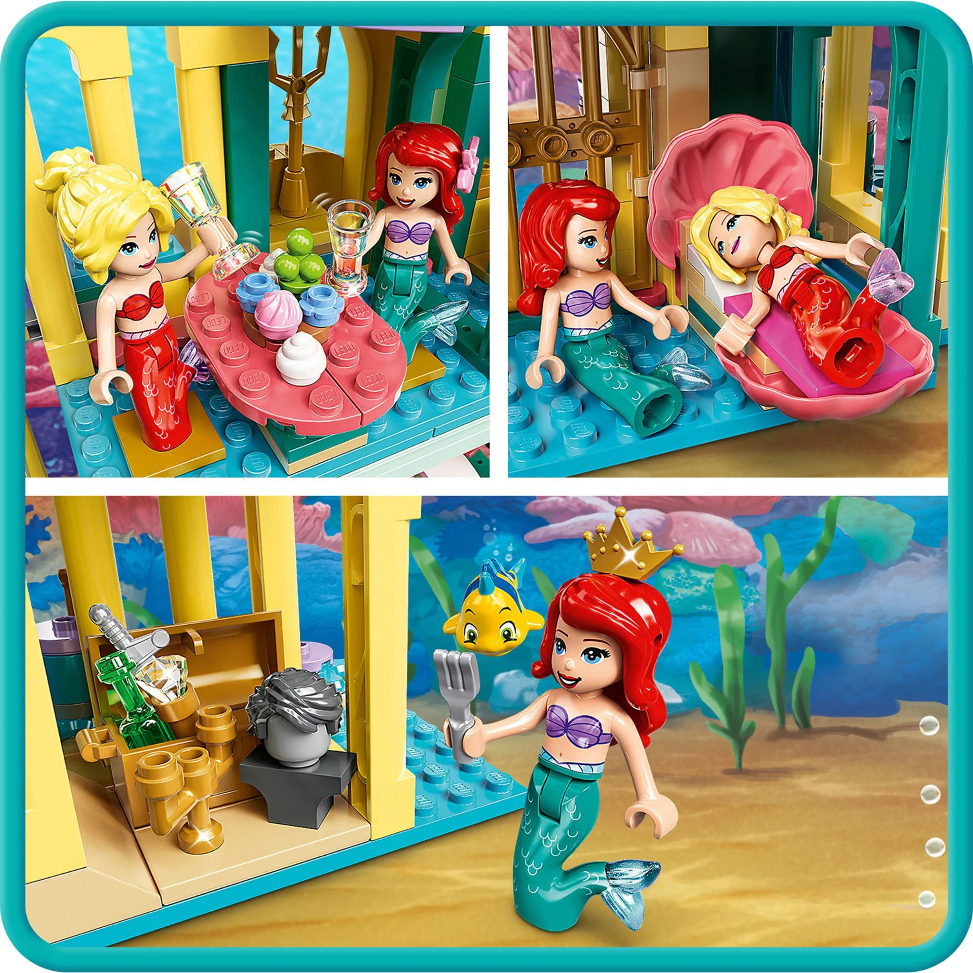Set de constructie Lego Disney Ariel's Underwater Palace foto