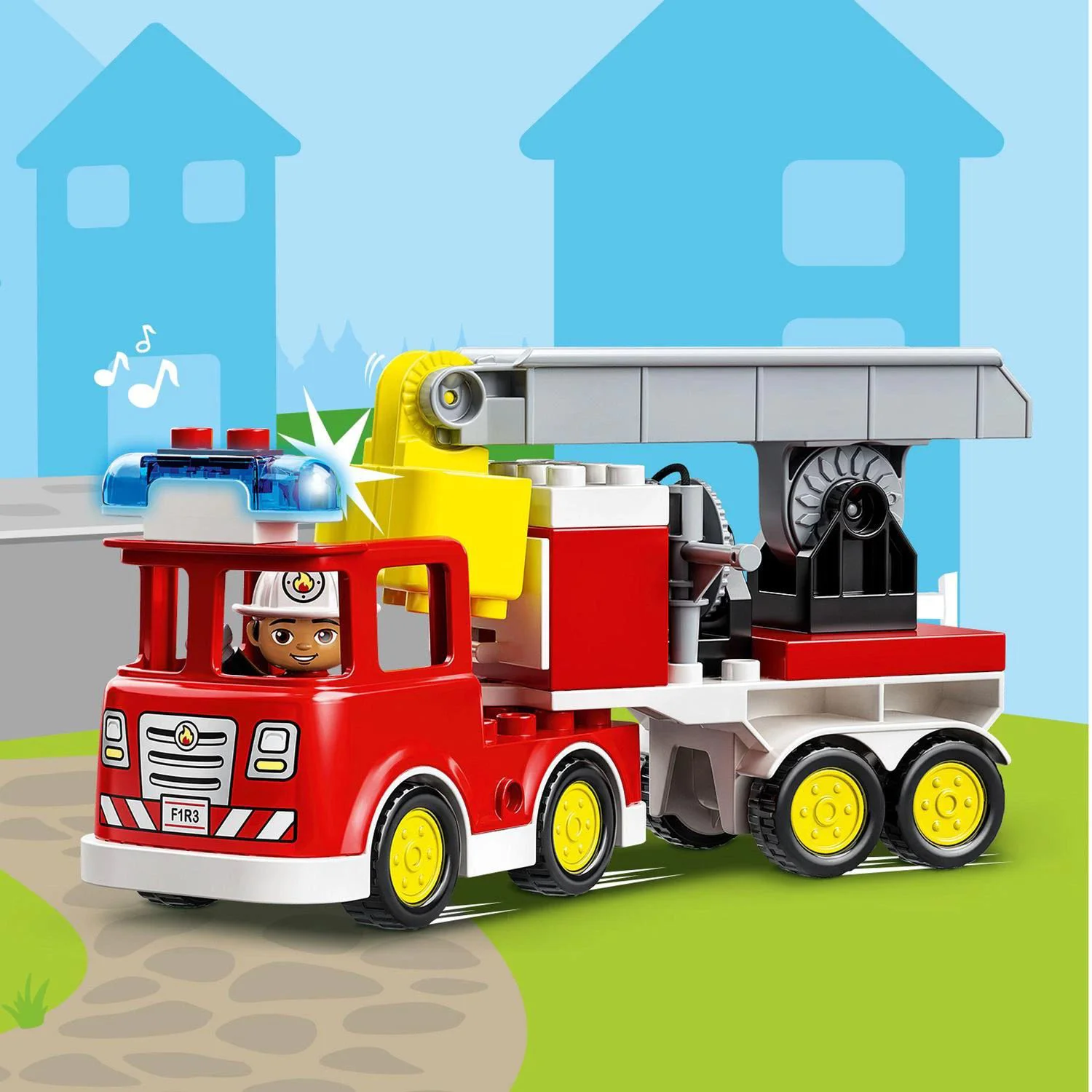 Set de constructie Lego Duplo Fire Truck foto