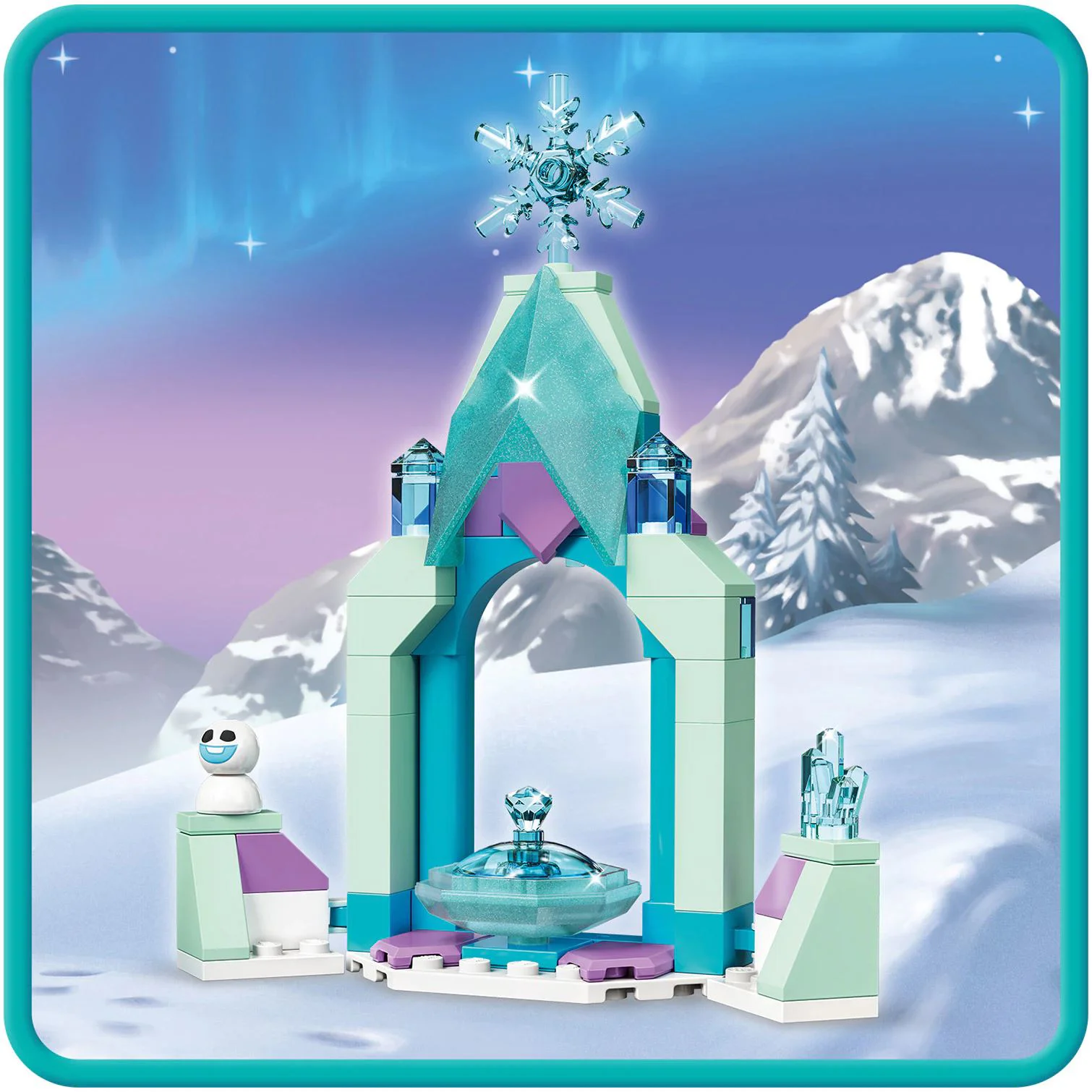 Lego Frozen Elsa's Castle Courtyard