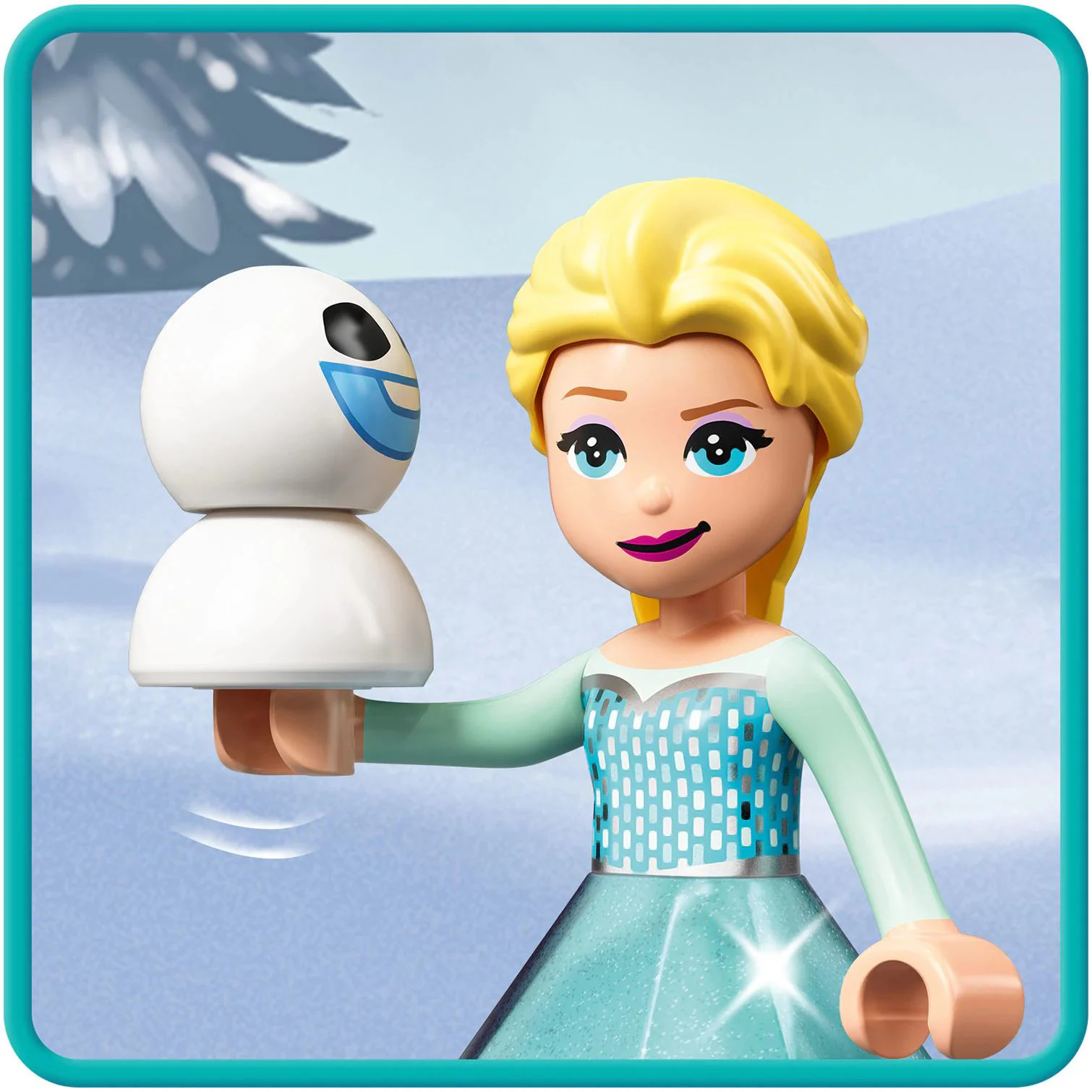 Lego Frozen Elsa's Castle Courtyard