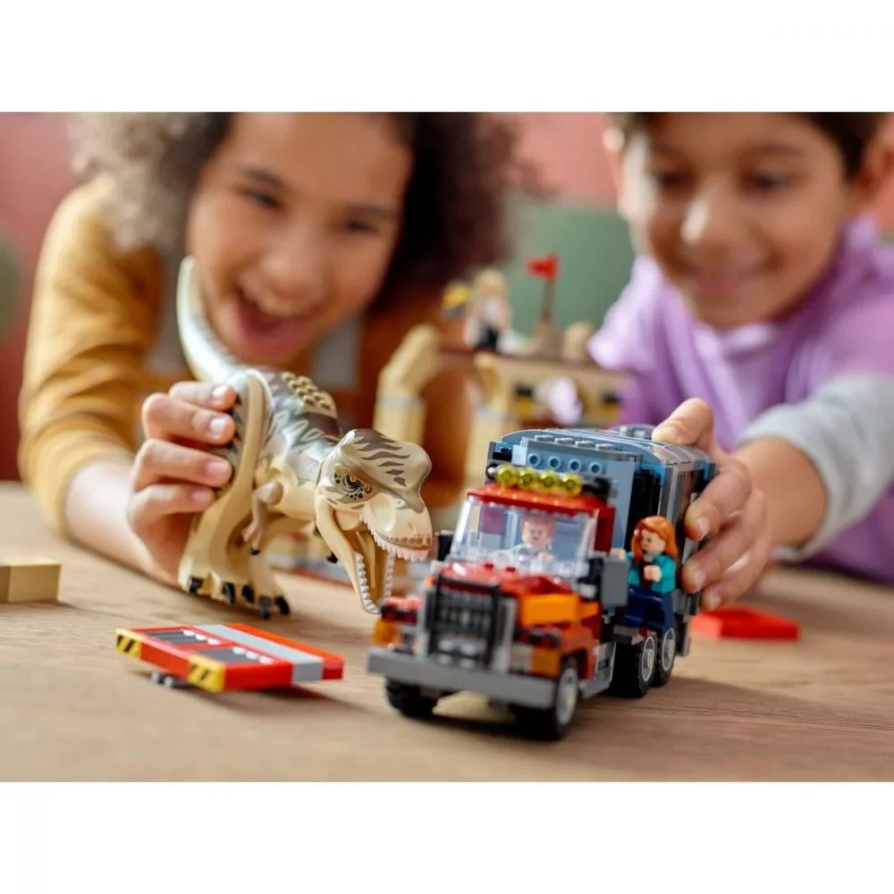 Lego Jurassic World T.Rex & Atrociraptor Dinosaur Breakout foto