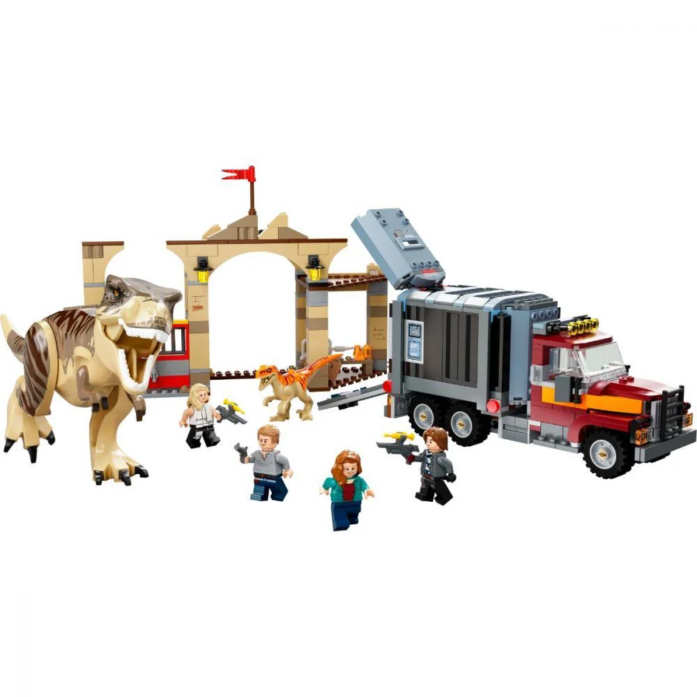 Lego Jurassic World T.Rex & Atrociraptor Dinosaur Breakout foto