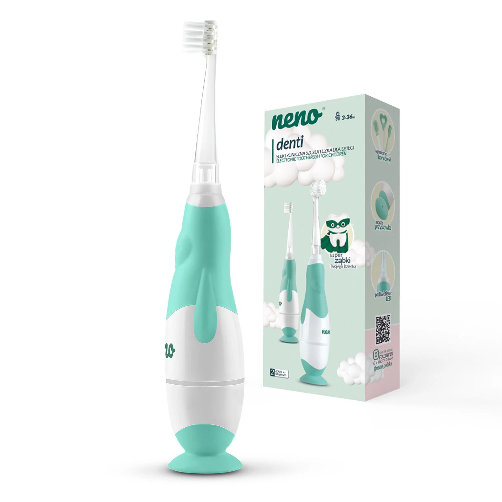 Periuta electrica Neno Denti cu 4 accesorii (3+ luni) foto