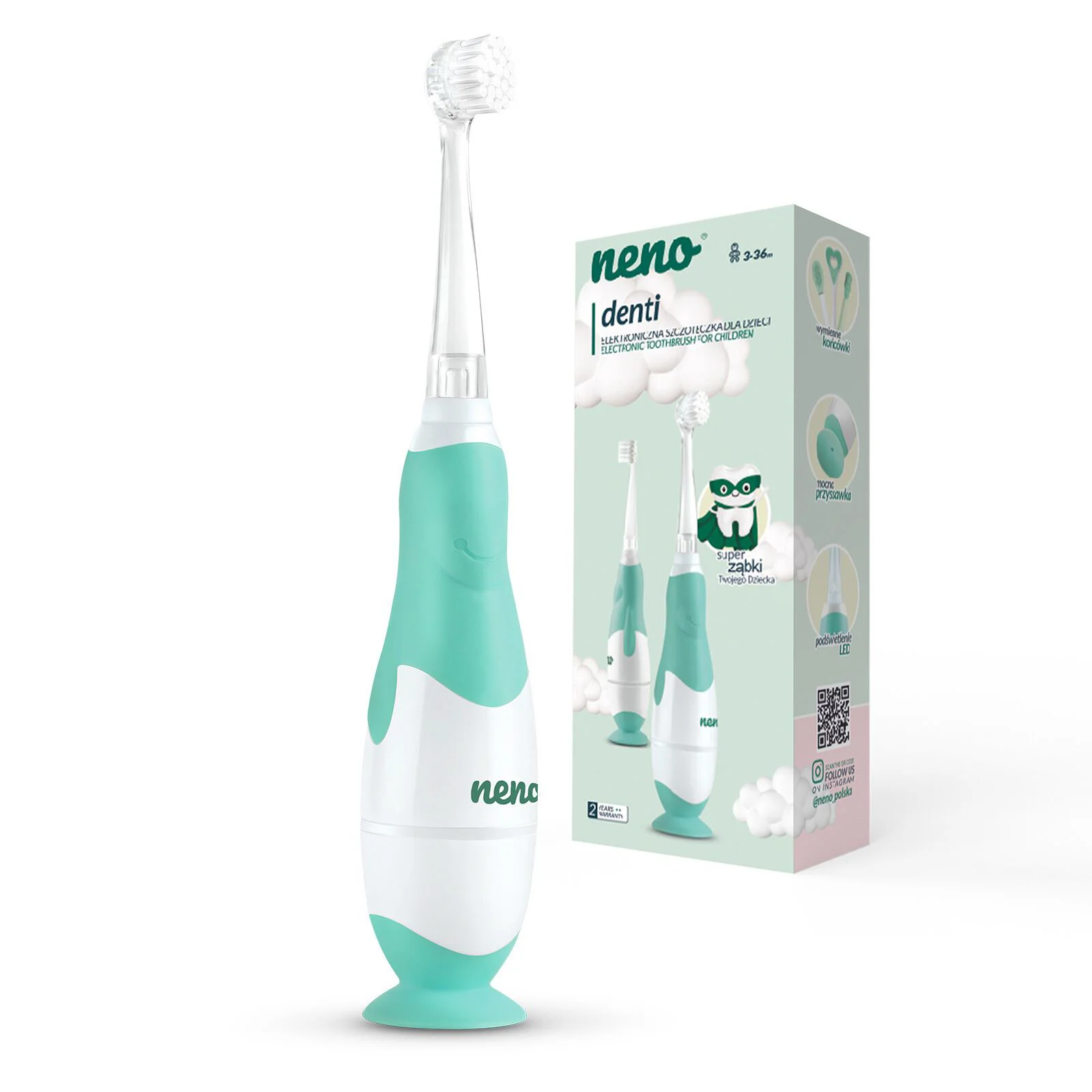Periuta electrica Neno Denti cu 4 accesorii (3+ luni) foto