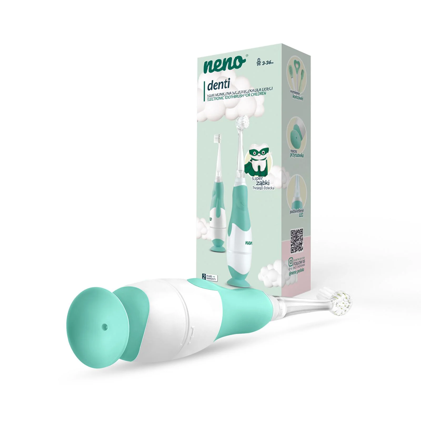 Periuta electrica Neno Denti cu 4 accesorii (3+ luni) foto