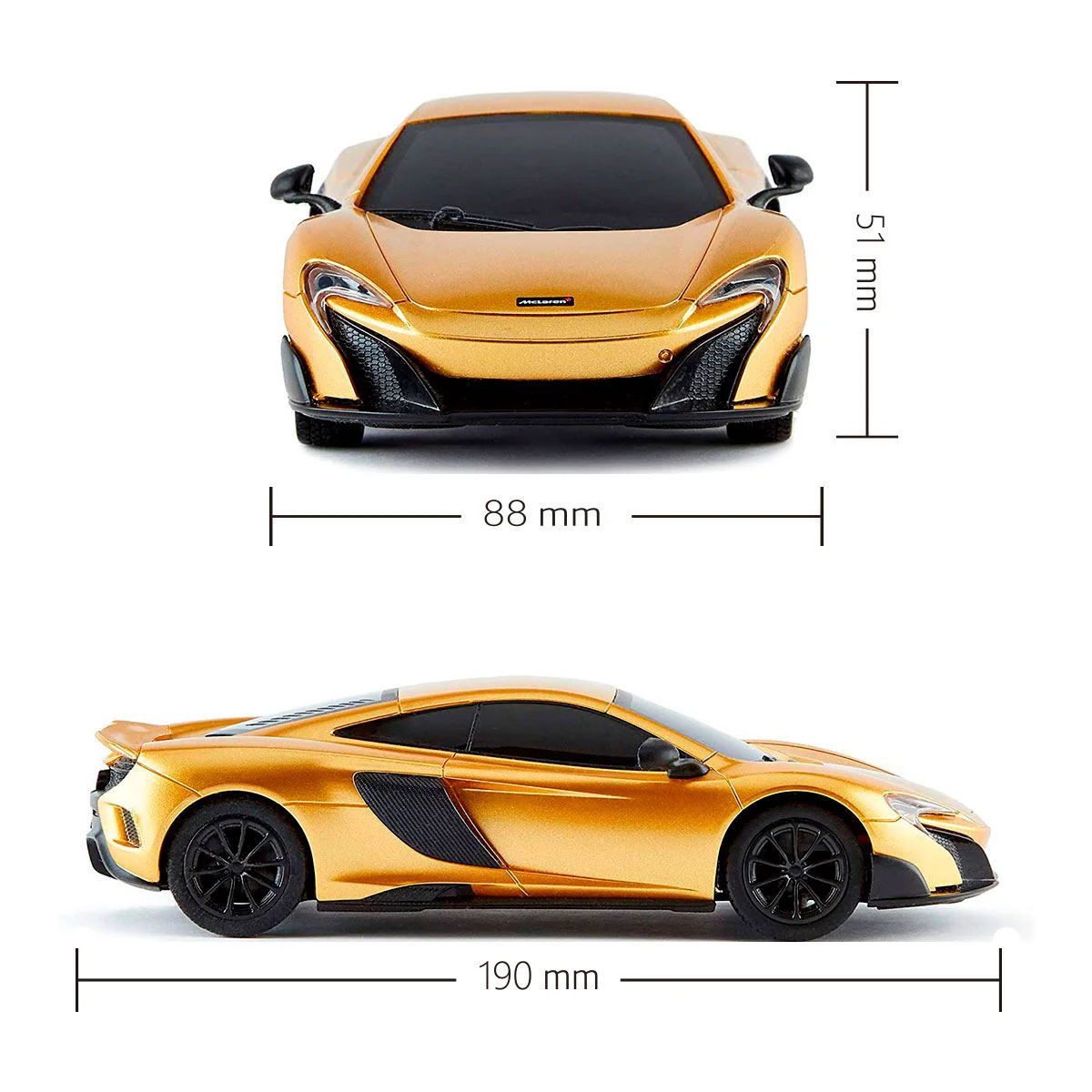 Автомобиль дистанционного управления Bburago Mclaren 675LT, 1:24