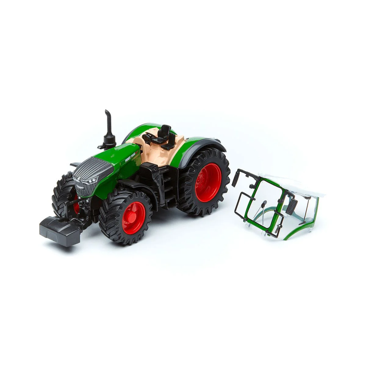 Машина Bburago Трактор Fendt 1050 Vario, c роторными валковыми граблями foto