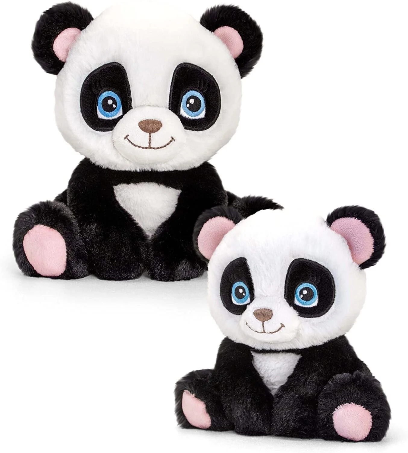 Jucarie de plus Keeleco Panda Adoptable World, 16 cm