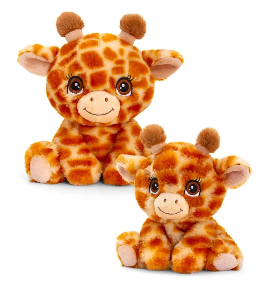 Jucarie de plus Keeleco Giraffe Adoptable World, 16 cm