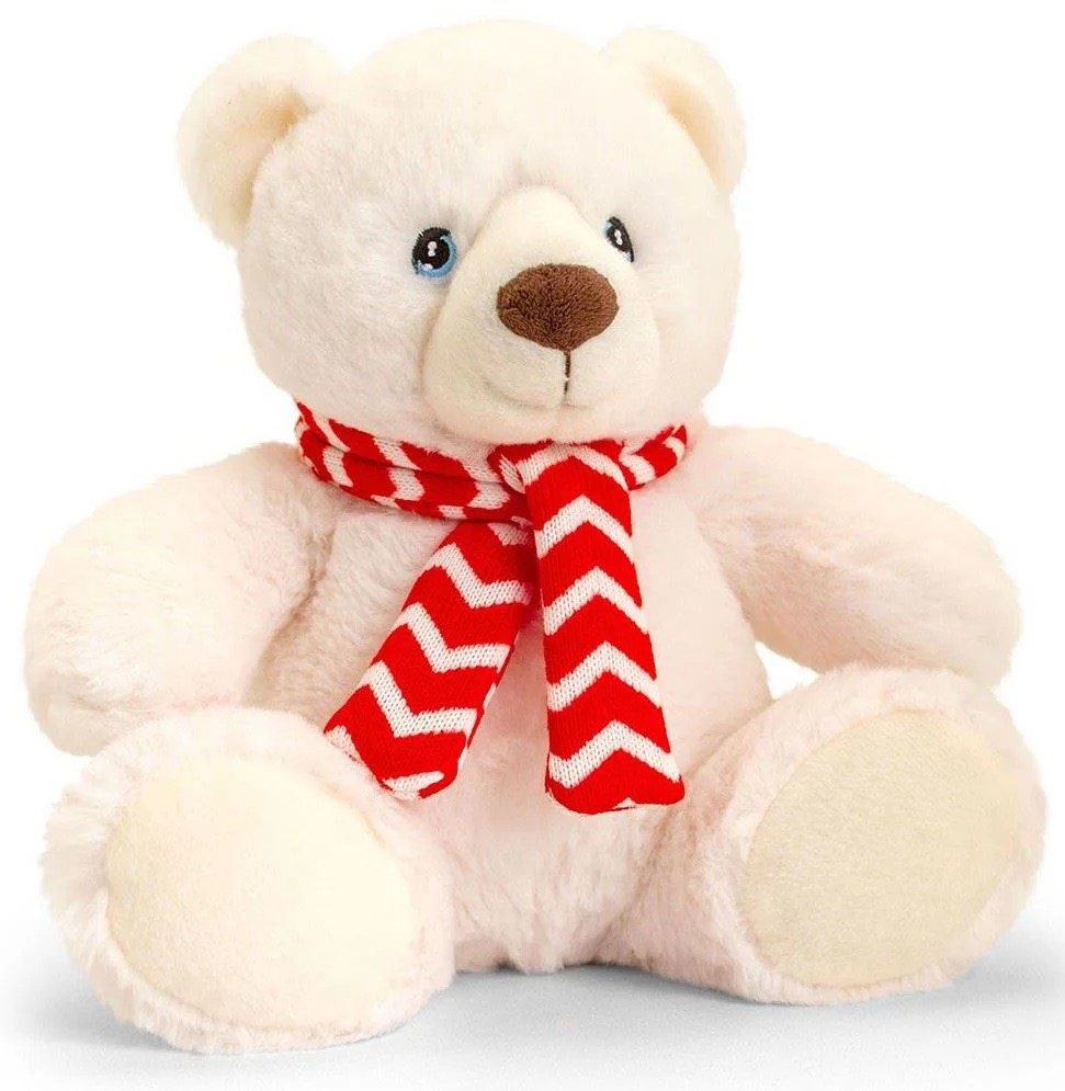 Jucarie de plus Keel Toys Urs cu fular, 20 cm foto