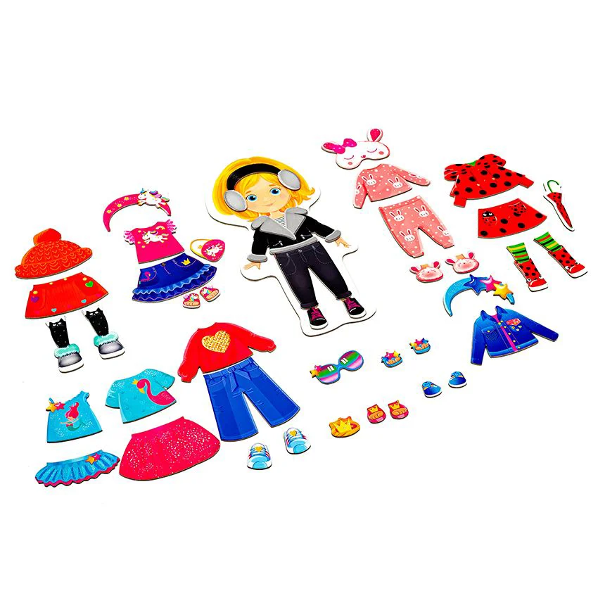 Joc educativ magnetic Roter Kafer Llittle fashion girl Nicole